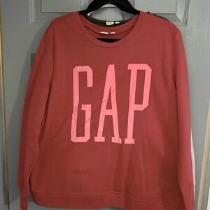 COPY - GAP Women's Red/Pink Sweater XL